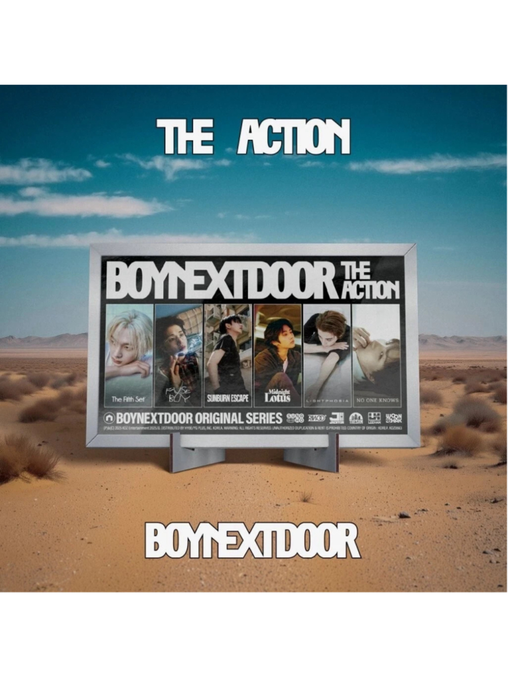 BoyNextDoor - The Action - 5th EP (Frame Version) (EP CD)